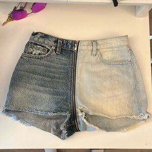 Revice zipper daisy duke denim shorts 29 high waist